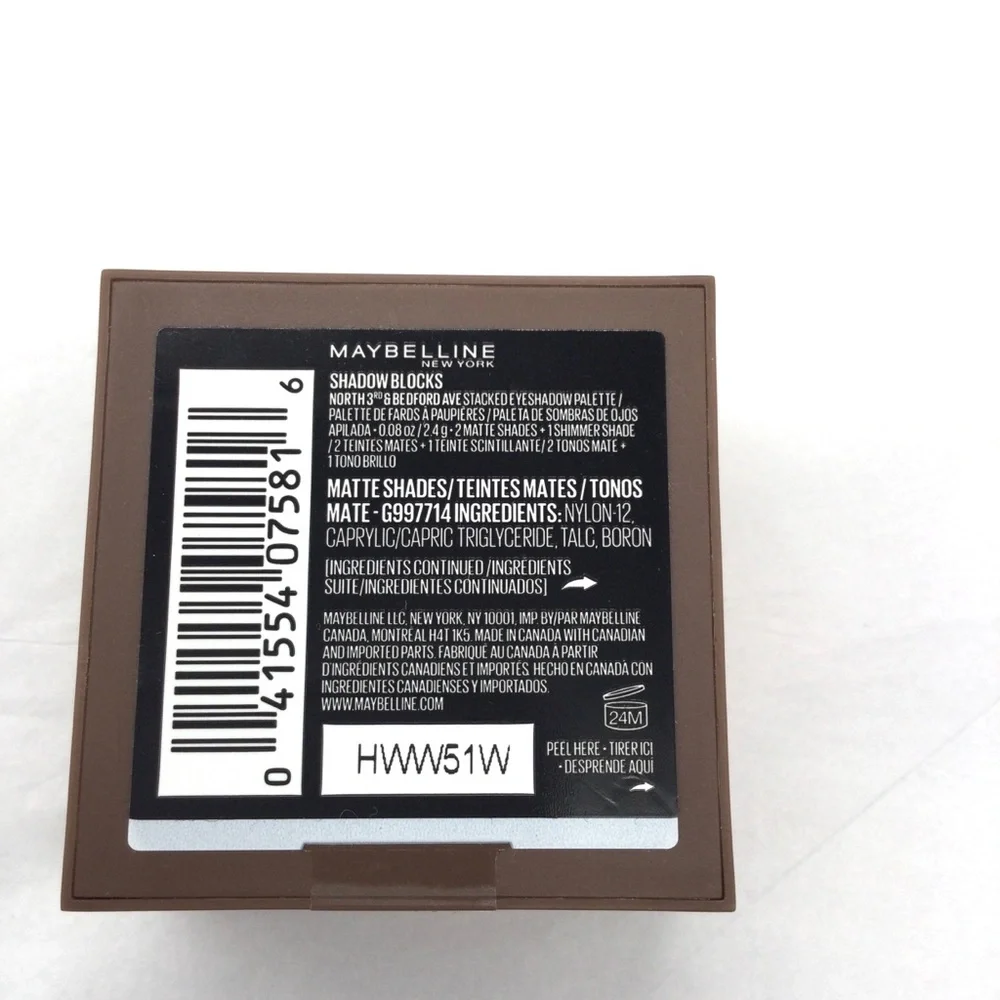 Maybeline Shadow blocks eyeshadow. New .